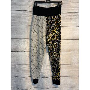 Bemo Designs Boo Bottoms Colorful Patchwork Jogger Pants OS